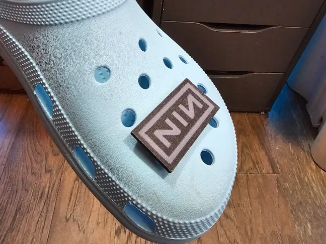 Nine Inch Nails Croc Charm