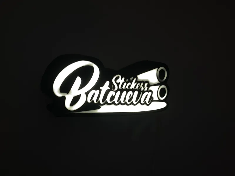 Lampara táctil Stickers Batcueva