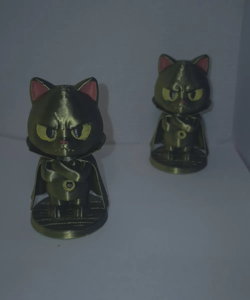 Printable Grumpy Grumpy Vampire cat- Halloween cat costume figure - Free 3D Print Model ...