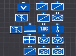 Infantry BN Military Icons