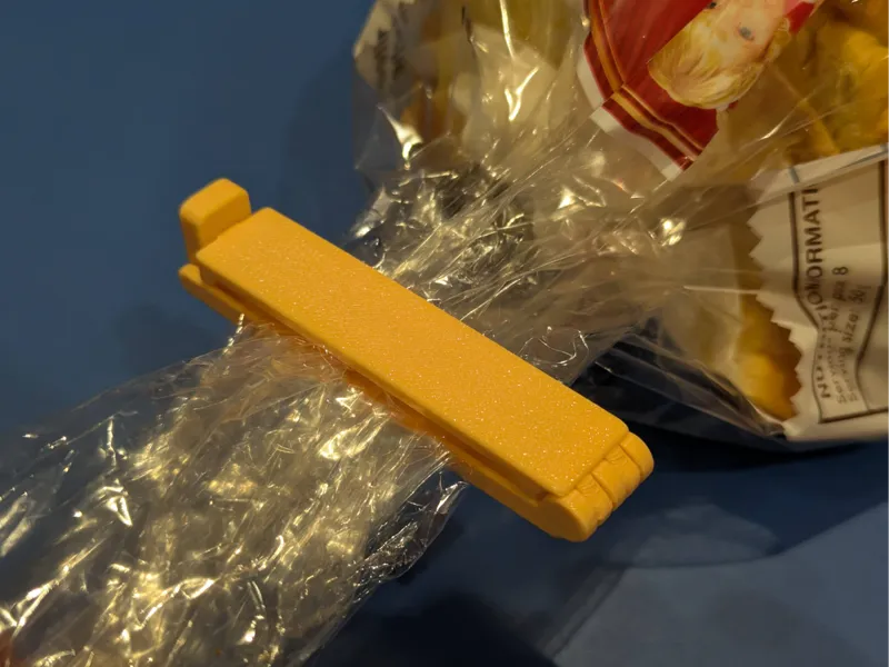Print-in-Place Bag Clip