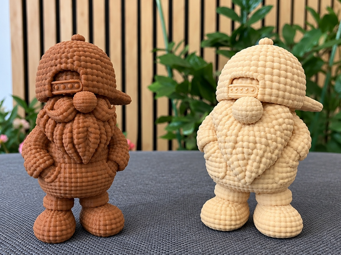 Skater Christmas Gnome & Santa - 1