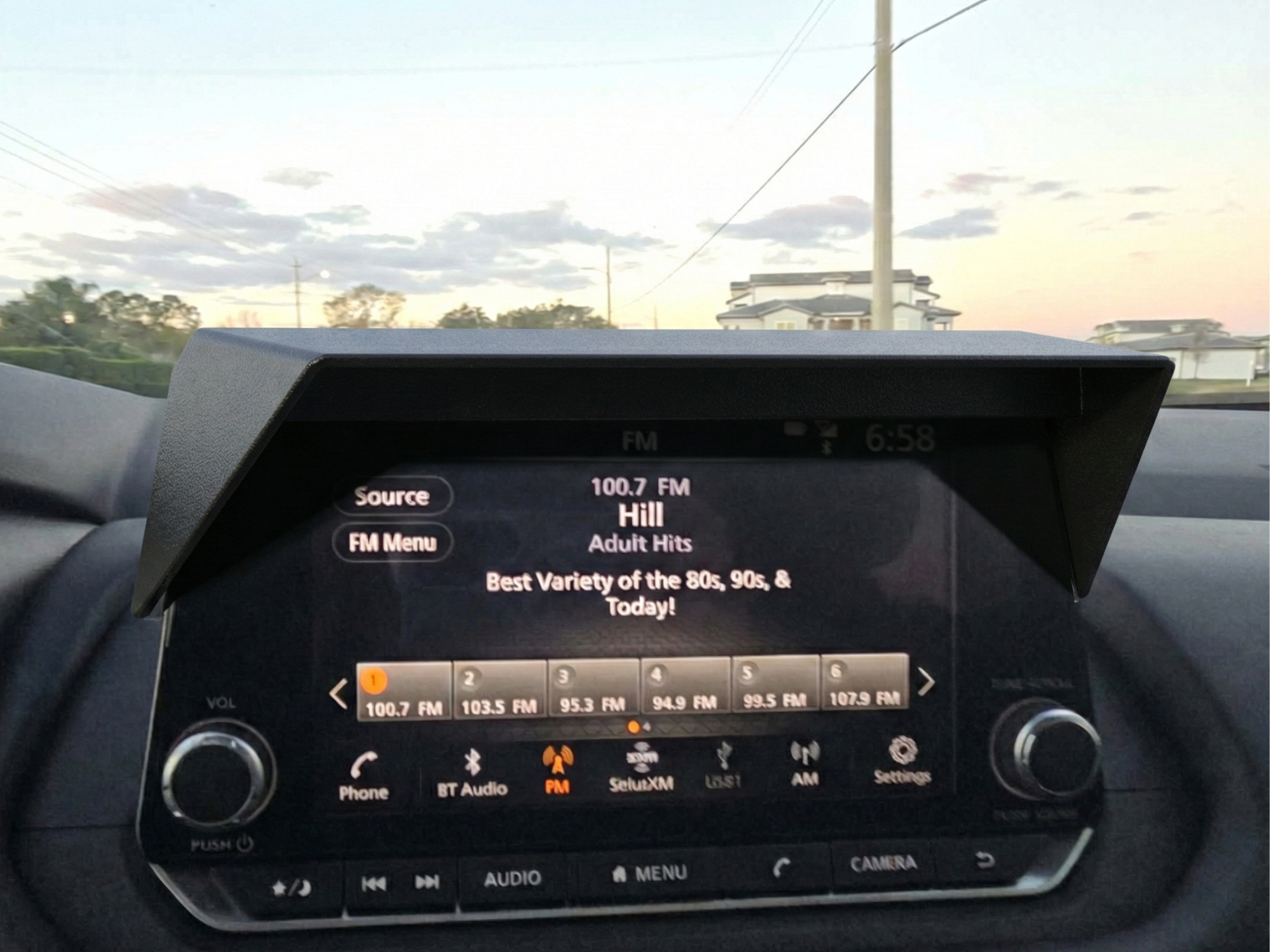 Sun Shade for Nissan Rogue (21-24) Infotainment