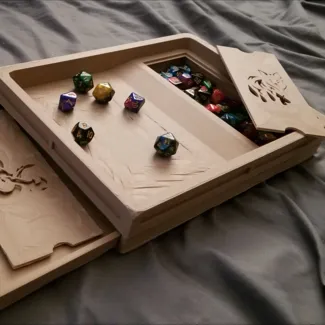 7SoulFox's Dice Box 3mf remix (stl fixes)