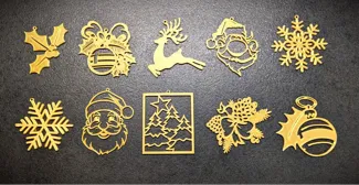 Christmas Tree decoration - x10 pack