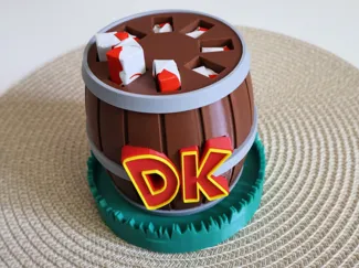 Donkey Kong Spinning Kinder Bar dispenser