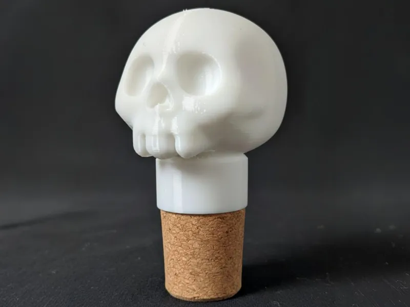 Tappo sughero a forma di teschio