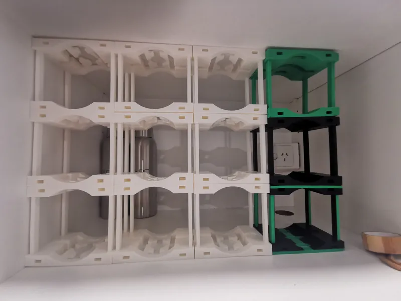PushRack – Modular Bottle Organiser