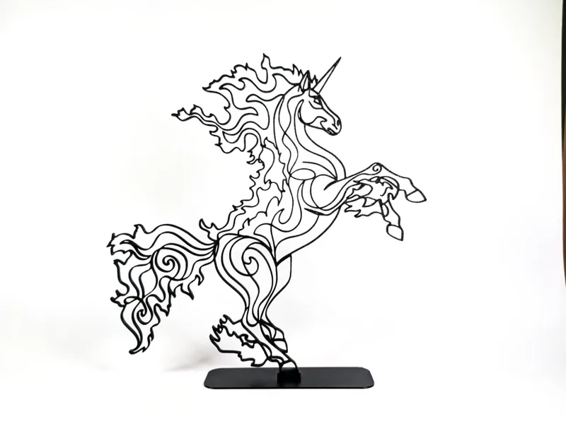 Flowing Line Art Rapidash