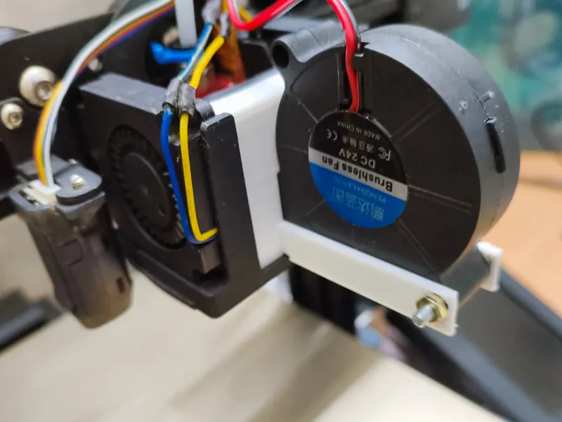 Ender 3 V2 Hotend Cooling 5015 Blower Fan Adapter
