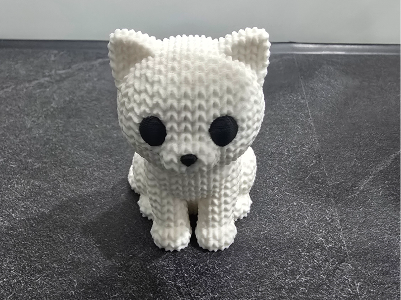 Süße Katze in Strickoptik
