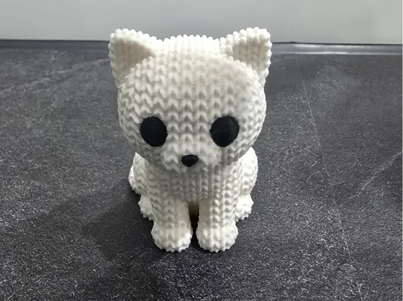 Süße Katze in Strickoptik