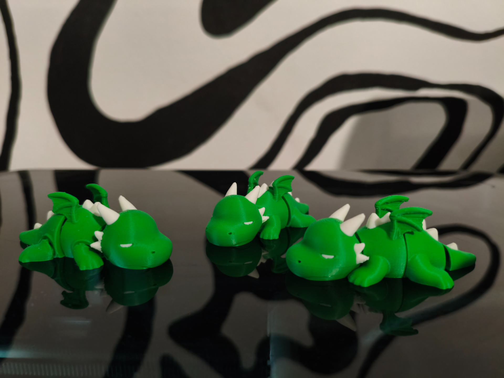 Sleepy Cute Dragon Flexi