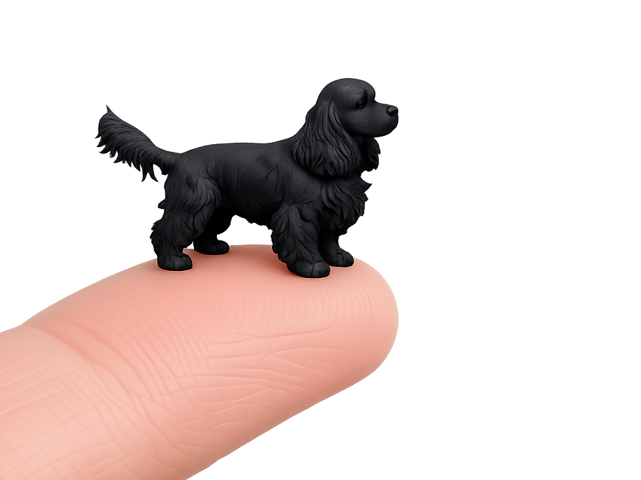 30mm Dog Miniatures - #12 American Cocker Spaniel