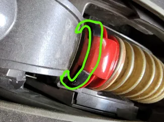 Dyson Ball Animal Lower Duct Changeover Hose Clip