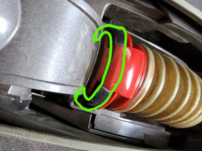 Dyson Ball Animal Lower Duct Changeover Hose Clip