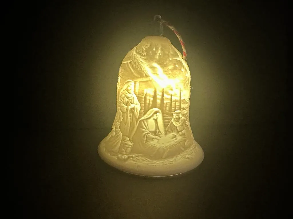 Cloche lithophane de la Nativité