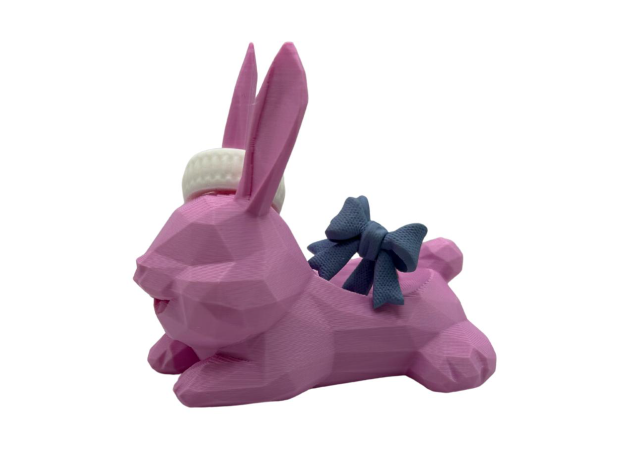 Cute Low Poly Bunny Jewelry Holder - Easy Print