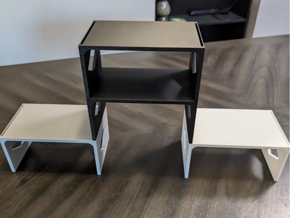 TABLE TOP SHELF 4H 8W 5D V2 - Free 3D Print Model - MakerWorld
