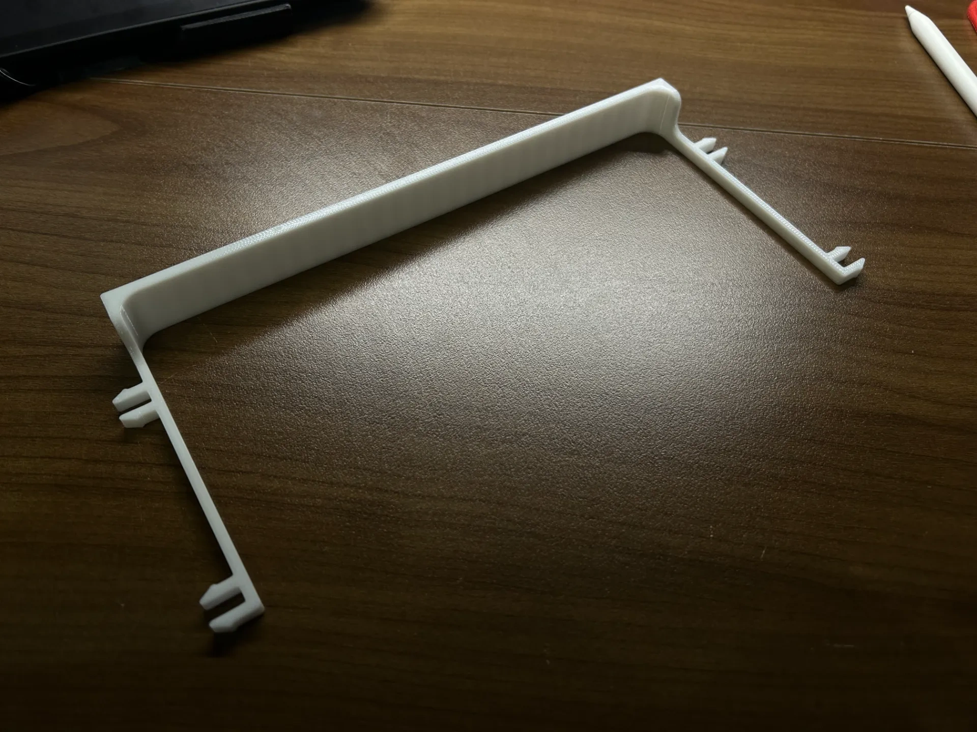 Miniatura 2 do modelo 3D 桌面可调置物架  稳固 省料 易拼装
