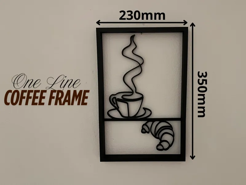 One Line - Coffe Frame