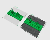 Single Plate Printing 0.2mm layer, 2 walls, 15% infill