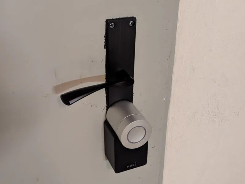 Schließblech Feuerschutztüre für Nuki SmartLock