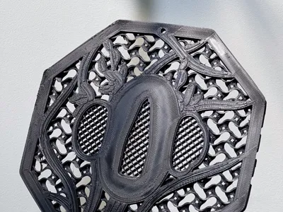 Plant Mounting Board Katana Guard "Kusa" Design