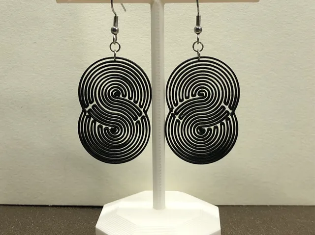 Maze earrings no AMS, 0.4 mm nozzle