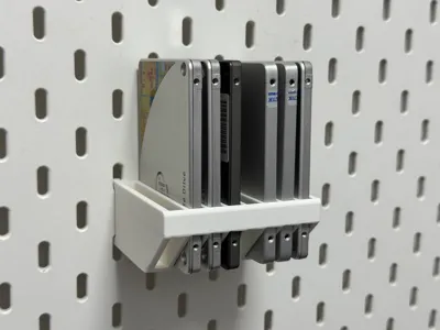 SSD Storage Rack - IKEA Skadis Pegboard Accessory