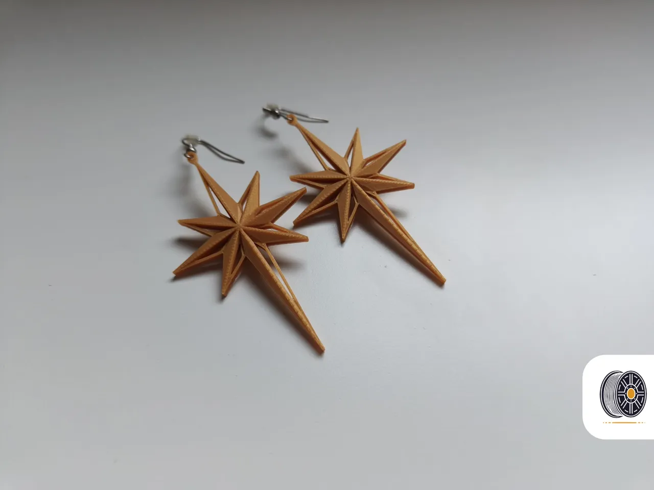 Christmas Star Earrings view 3