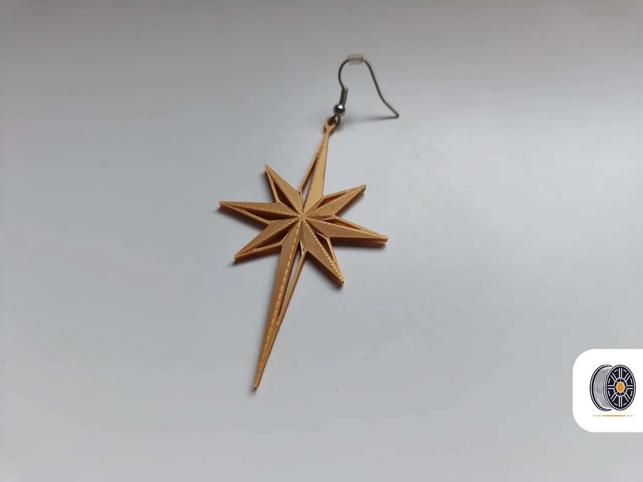 Christmas Star Earrings view 4
