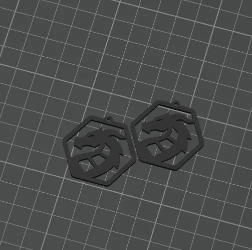 Dragon Earrings view 4