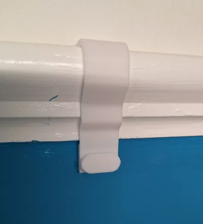 Picture rail hook