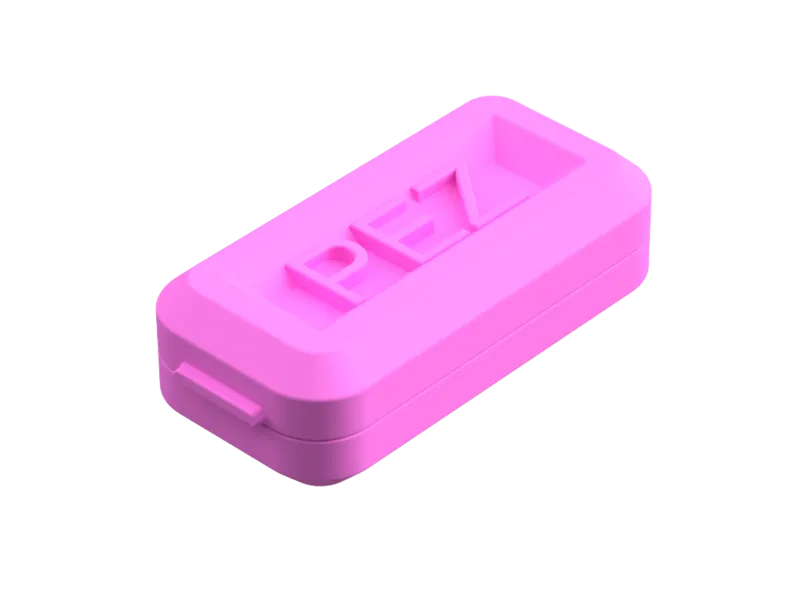 Snap fit PEZ candy box 