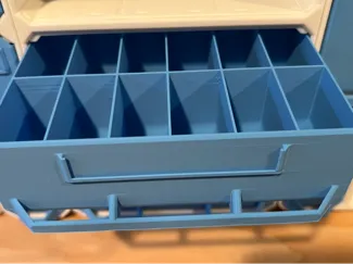 3x1x2-Deep - Grid Double-Divided - Multibin Drawer