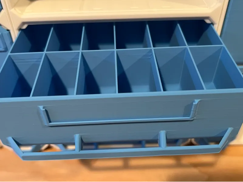 3x1x2-Deep - Grid Double-Divided - Multibin Drawer