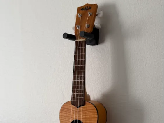 Support mural pour ukulélé ou guitare