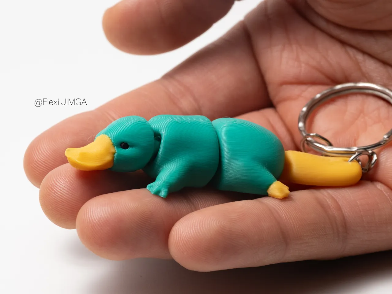 Tiny Perry Platypus – Articulated Keychain view 2