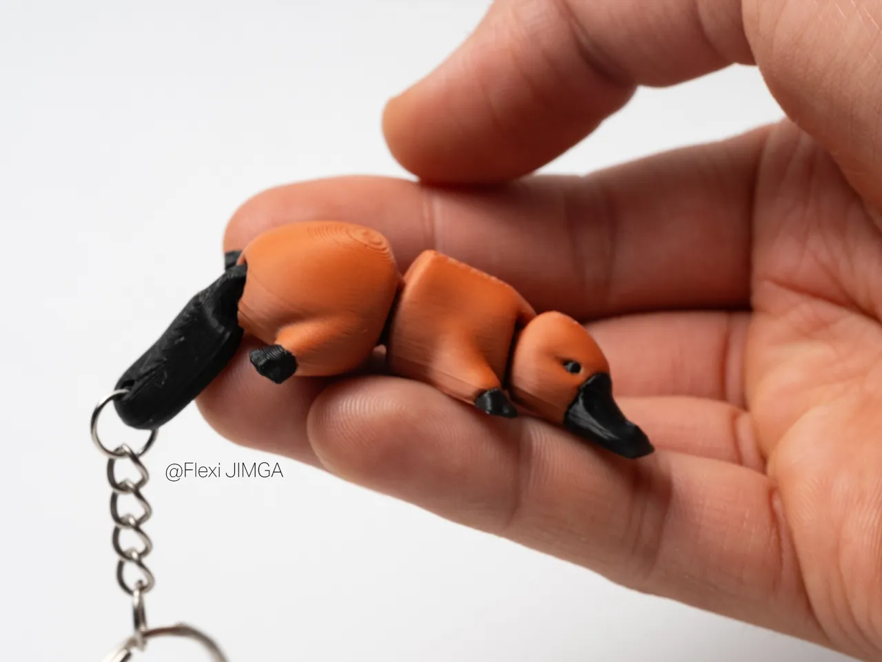 Tiny Perry Platypus – Articulated Keychain view 4
