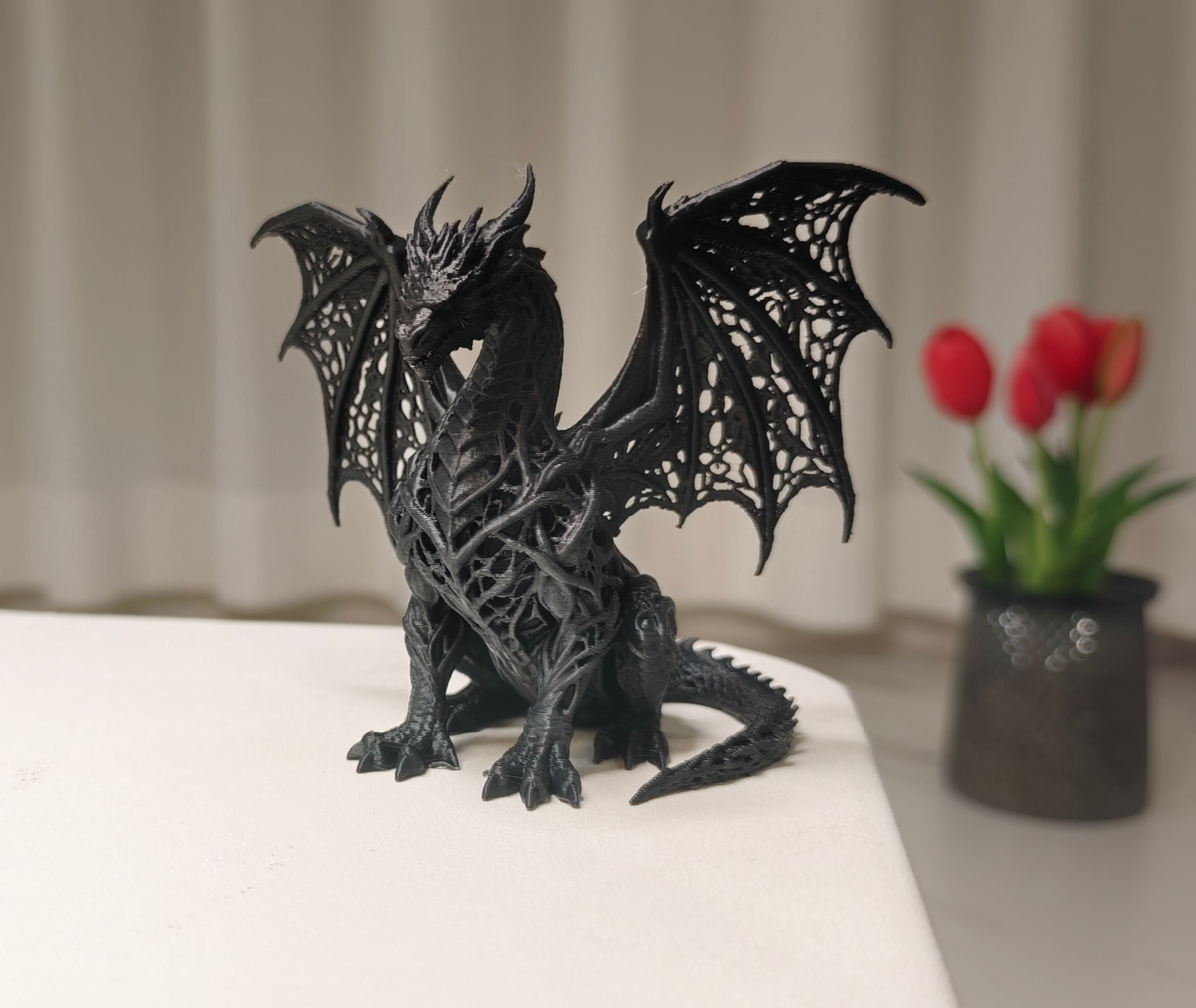 Yggdrasil - Voronoi Root-Weave Dragon - 1