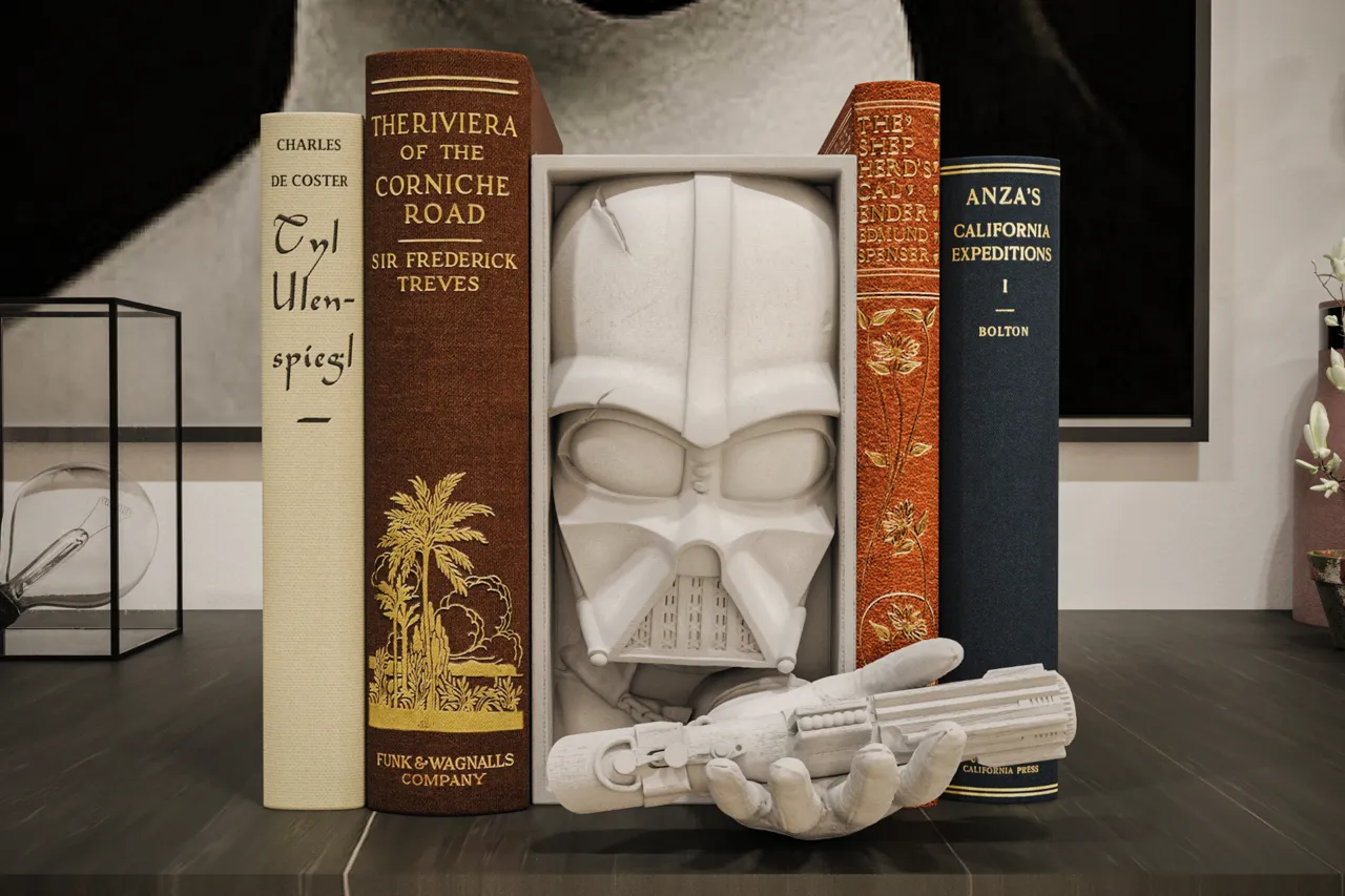 Darth Vader Book Nook and Wall Mount view 2