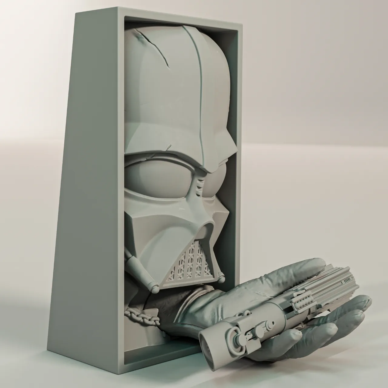 Darth Vader Book Nook and Wall Mount view 4