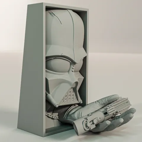 Darth Vader Book Nook and Wall Mount view 4
