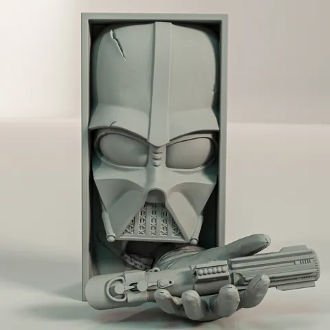 Darth Vader Book Nook and Wall Mount view 3