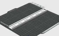 底加厚版 鋁軌道 25.8mm 長度24公分窄軌內鉤 0.24mm layer, 2 walls, 15% infill