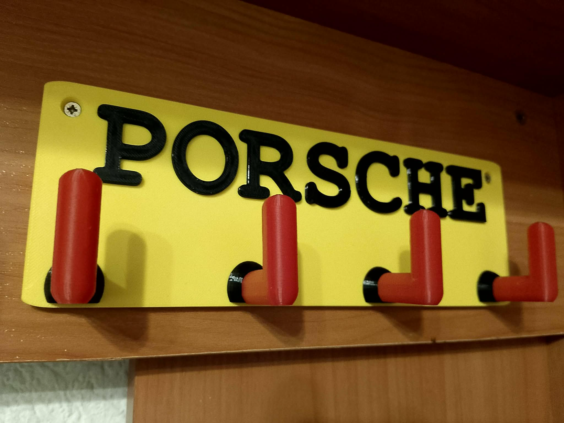 Porsche Holder / Wall Organizer (Exclusive Design)