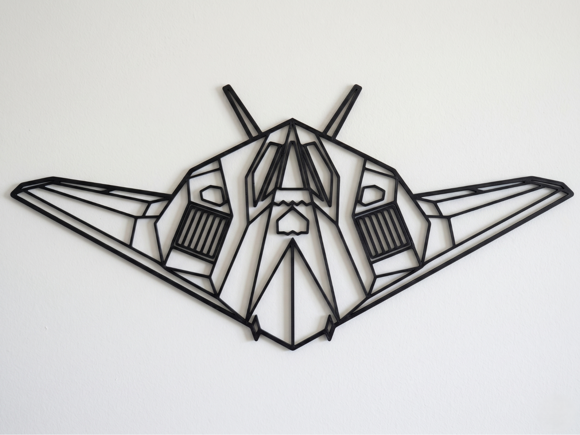 Lockheed F-117 Nighthawk Front Wall Art