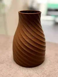 Vase effet bois noyer — photo 3