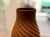 Vase effet bois noyer — photo 1